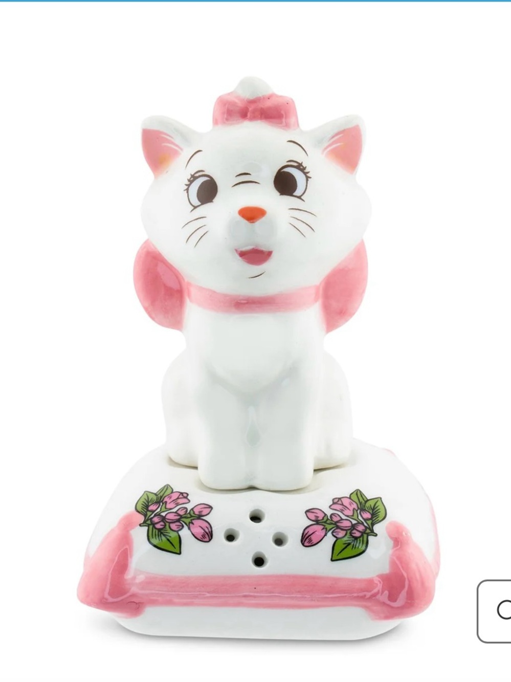 Disney Marie Aristocats salt and pepper set ceramic White Ceramic new in box
